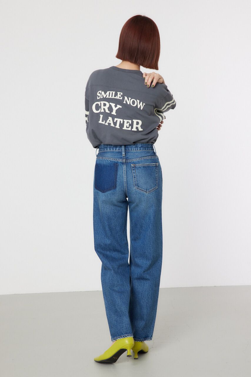 RODEO CROWNS「ポケットポーチストレートデニム」|デニム|