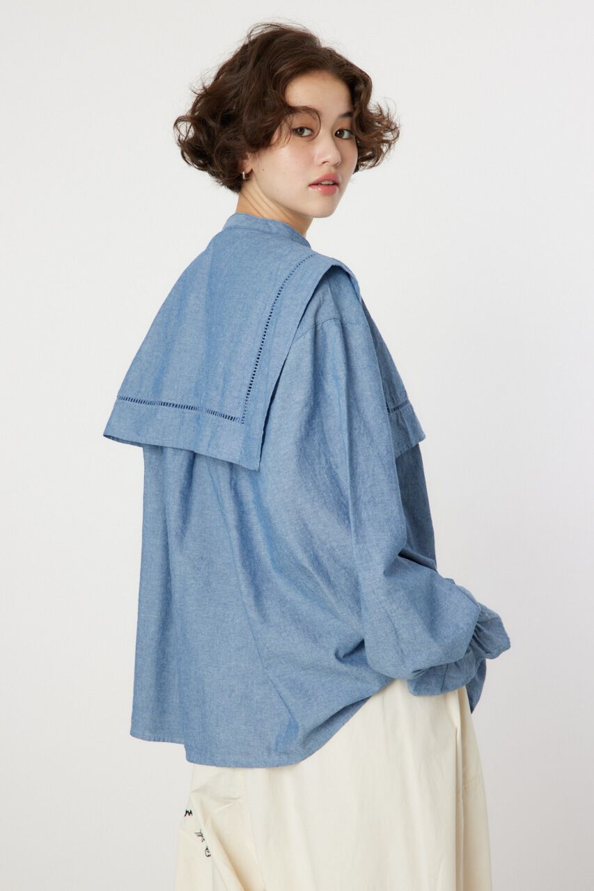 RODEO CROWNS「セーラーカラー2WAYブラウス」|シャツ・ブラウス|