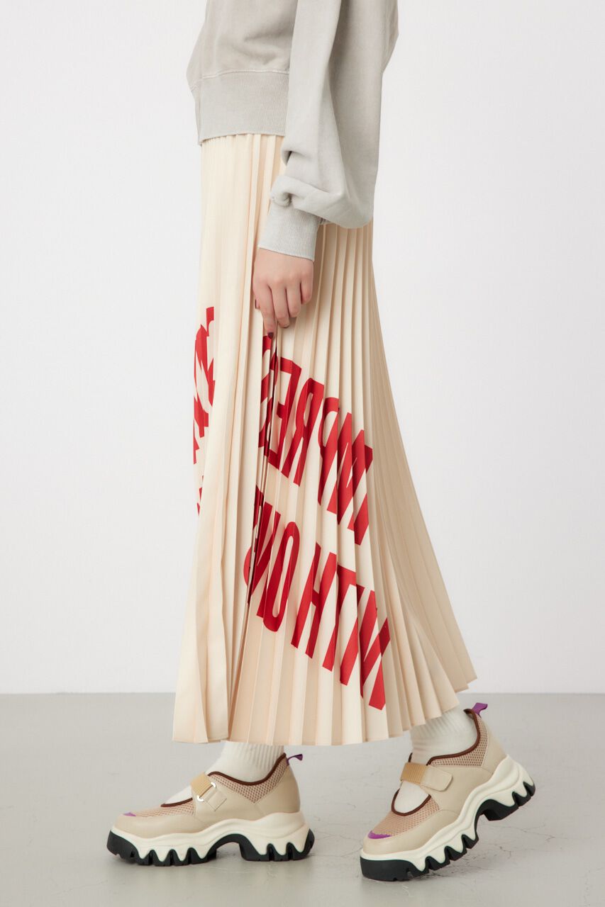 RODEO CROWNS「メッセージロゴプリーツスカート」|その他|