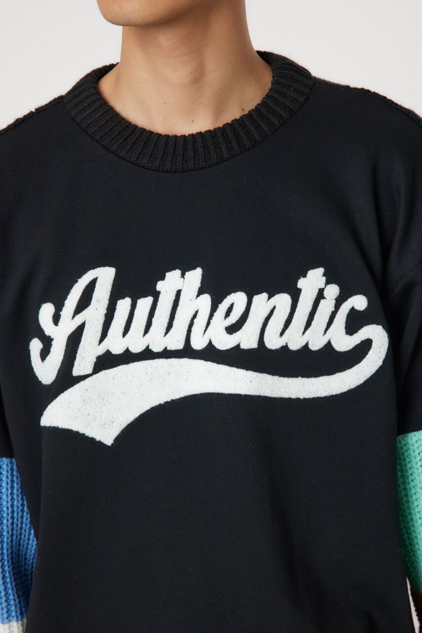 RODEO CROWNS「border sleeve ニット」|ニット・セーター|