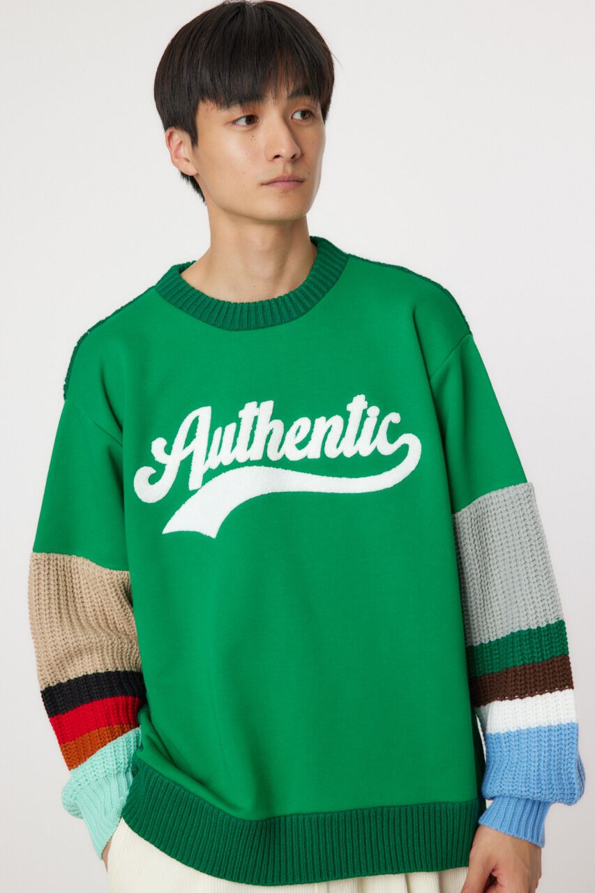 RODEO CROWNS「border sleeve ニット」|ニット・セーター|GRN