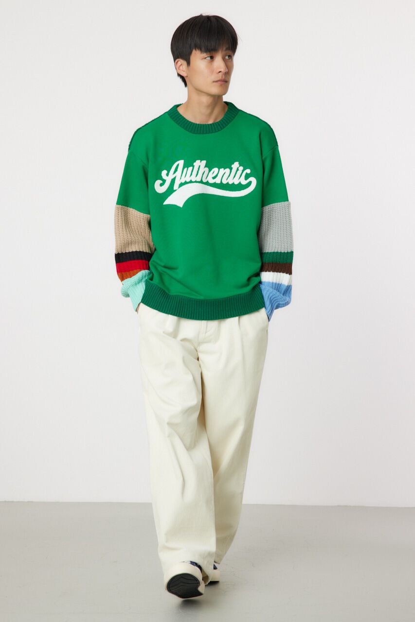 RODEO CROWNS「border sleeve ニット」|ニット・セーター|