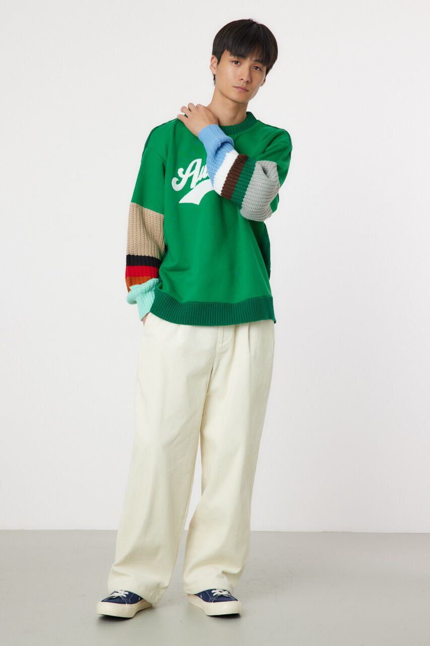 RODEO CROWNS「border sleeve ニット」|ニット・セーター|