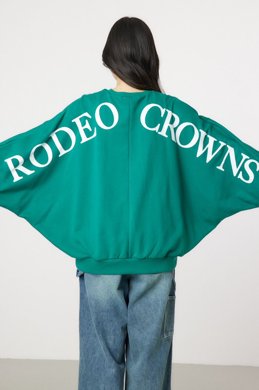 RODEO CROWNS「ドルマンバックロゴスウェット」|パーカー|