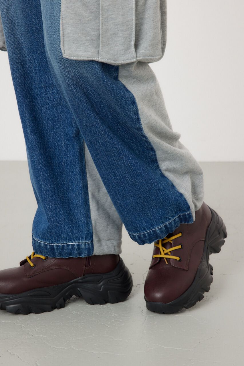 RODEO CROWNS「デニムコンビカーゴパンツ」|デニム|