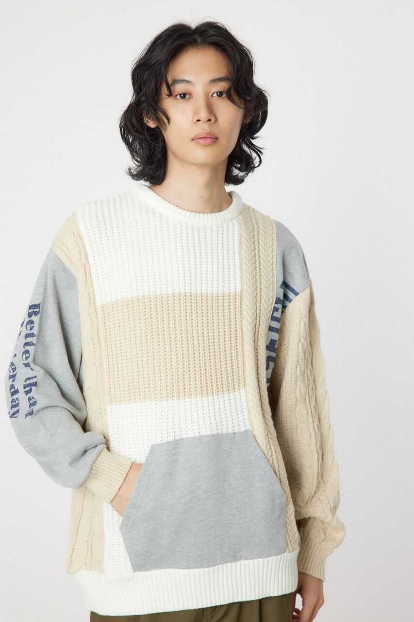 RODEO CROWNS「ニットカスタムcollegeトップス」|ニット・セーター|