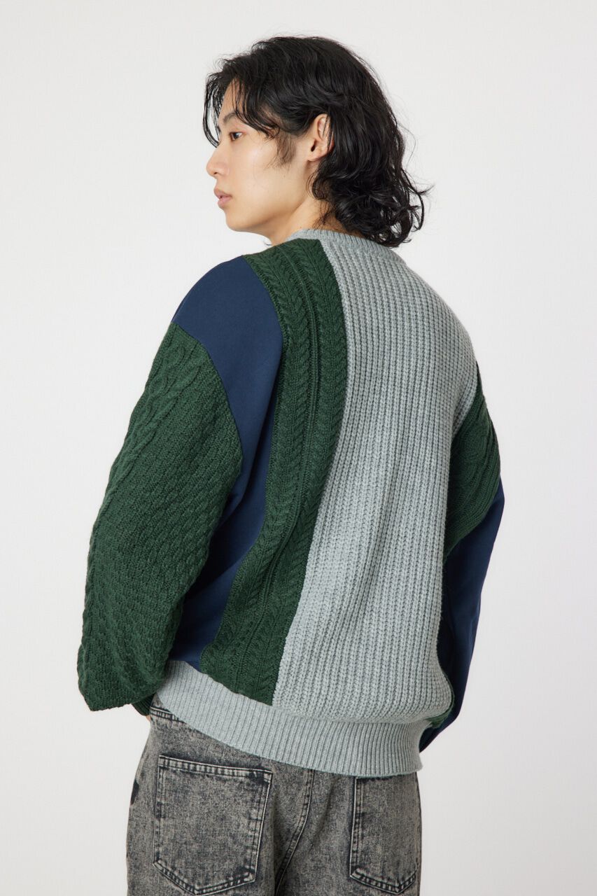 RODEO CROWNS「ニットカスタムcollegeトップス」|ニット・セーター|