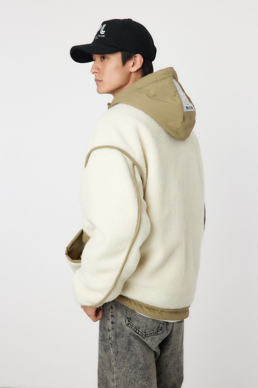 RODEO CROWNS「フーデッド ボアジャケット」|その他|