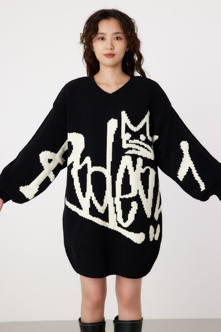 RODEO CROWNS「2WAY モールロゴニットワンピース」|ワンピース|