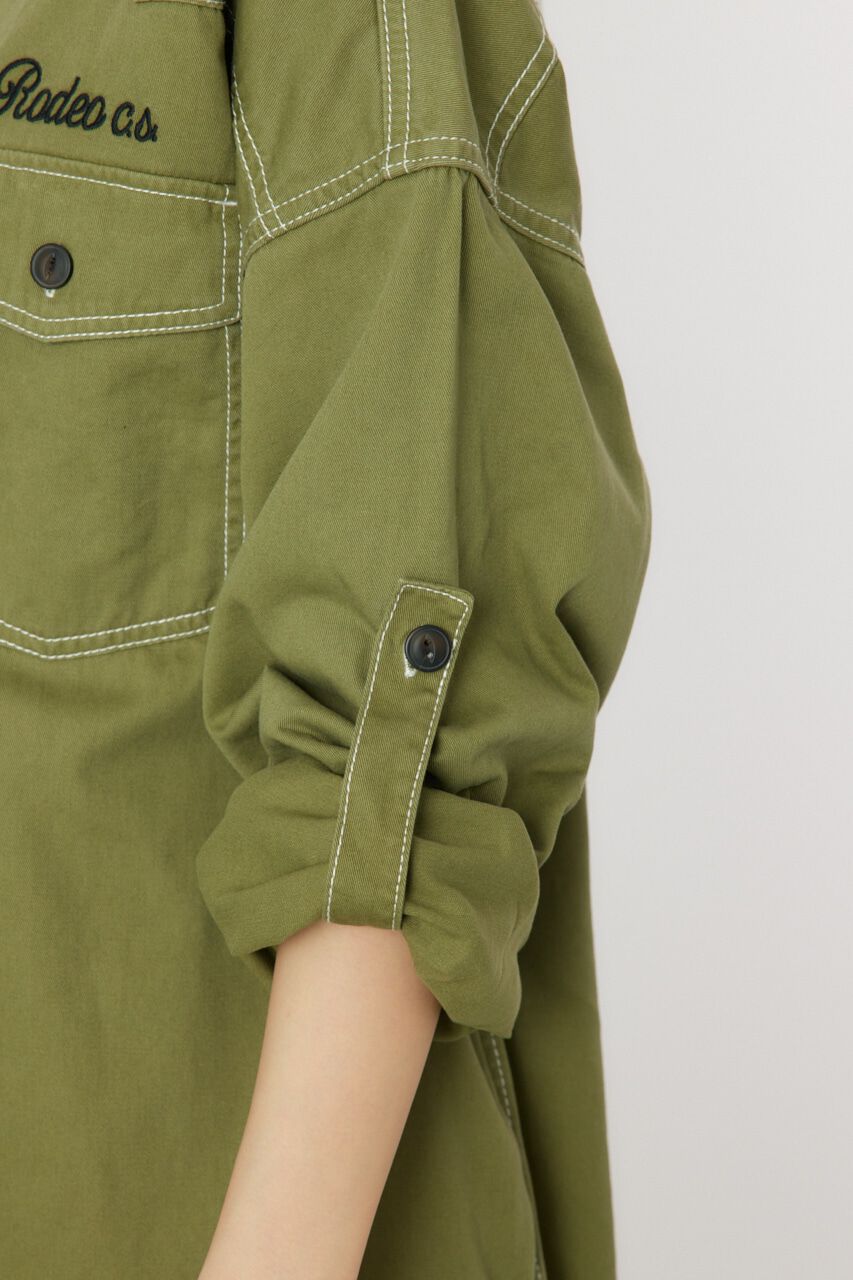 RODEO CROWNS「ウエスタンシャツワンピース」|ワンピース|