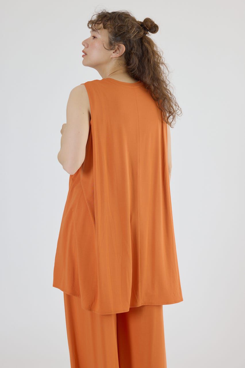 RODEO CROWNS「T/F ノースリーブチュニック」|タンクトップ|