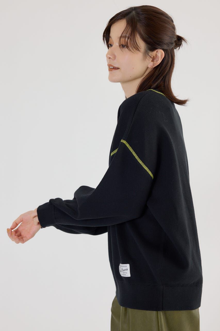 RODEO CROWNS「スウェットライク Vネックトップス」|ニット・セーター|