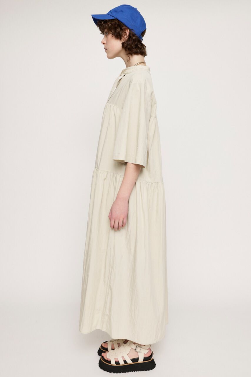 SLY「ギャザーボリュームワンピース ロングワンピ」|ワンピース|