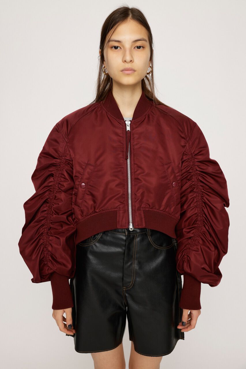 SLY「CROP GATHER MA-1」|ブルゾン・スタジャン|