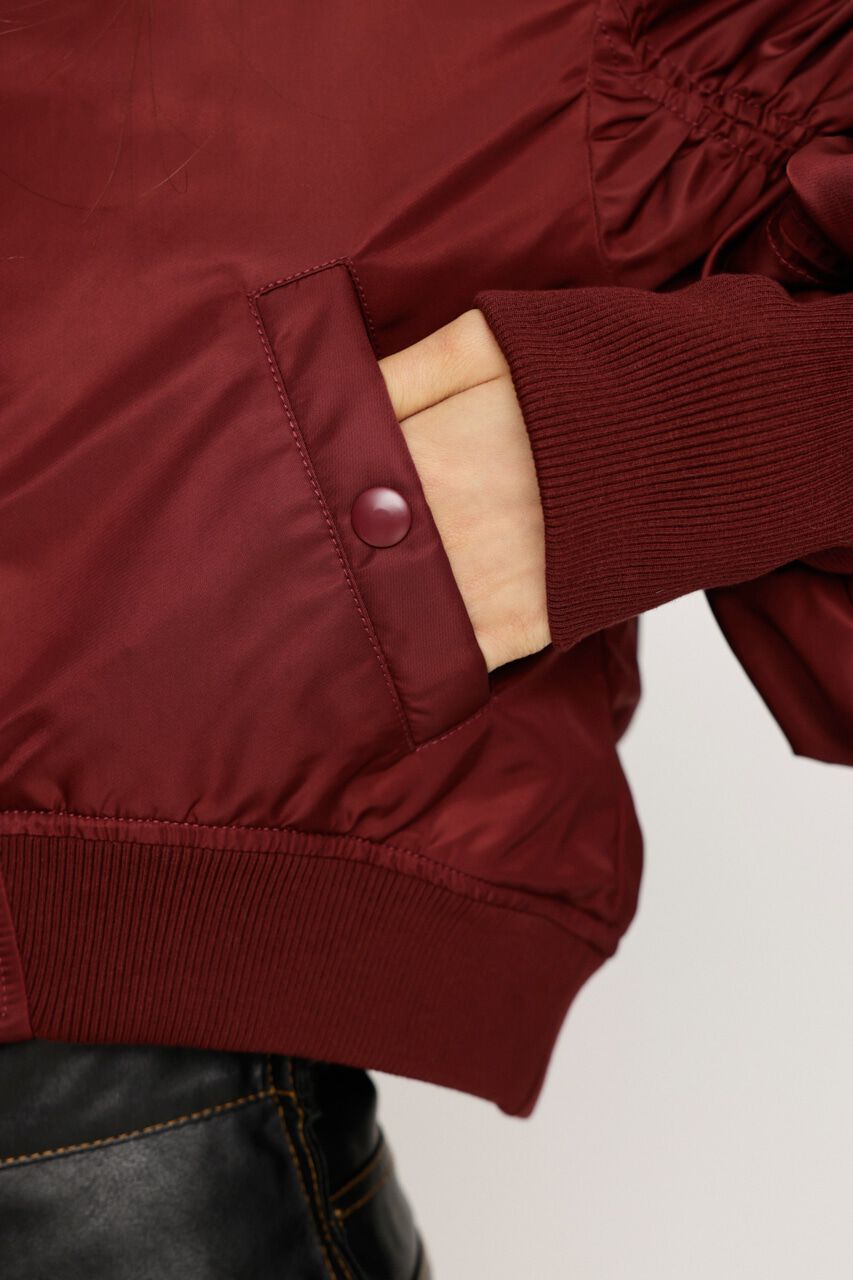 SLY「CROP GATHER MA-1」|ブルゾン・スタジャン|