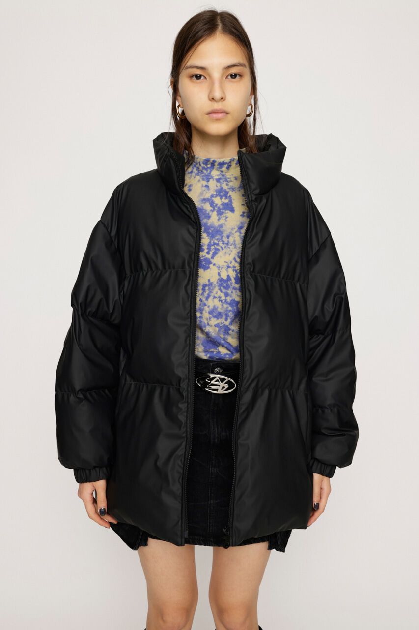 SLY「FINE TOUCH PUFFER ジャケット」|ブルゾン・スタジャン|BLK