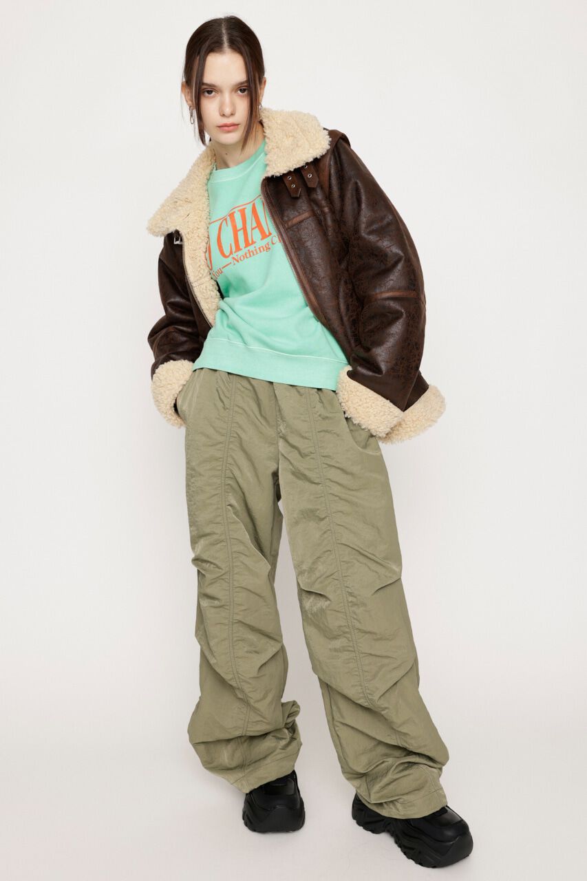 SLY「WASHED LOGO スウェット」|Tシャツ・カットソー|