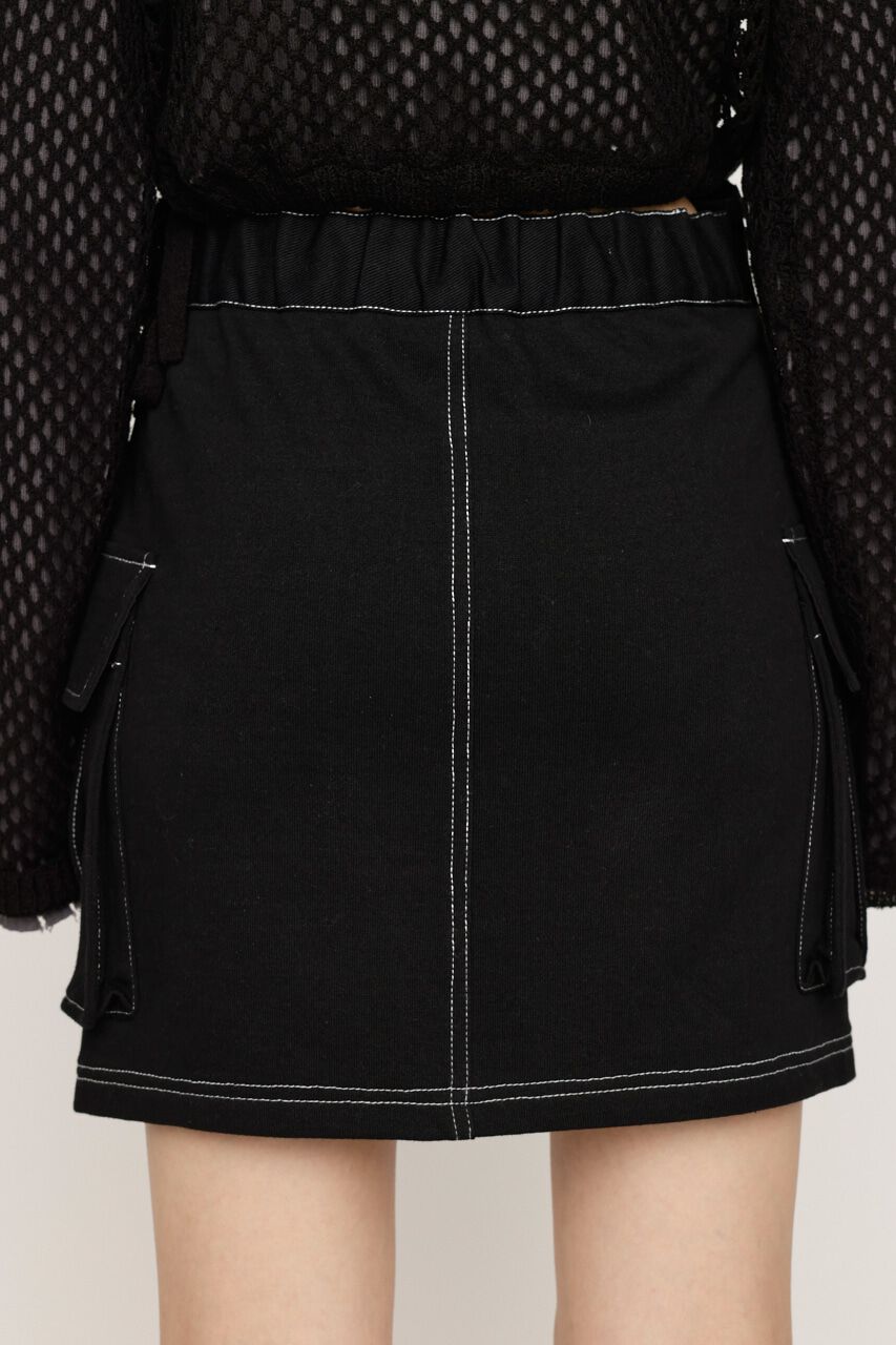 SLY「COMBI CUT ショートスカート」|スカート|