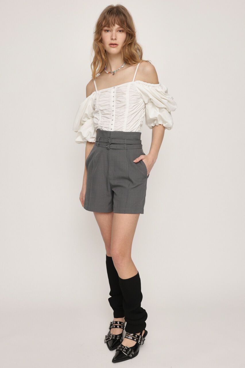 SLY「DOUBLE BELT ショートパンツ」|その他|