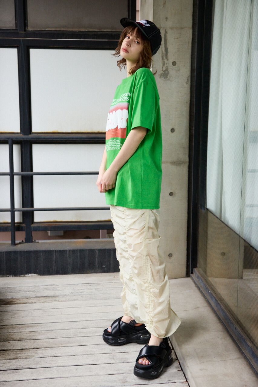 SLY「I LINE GATHER スカート」|スカート|