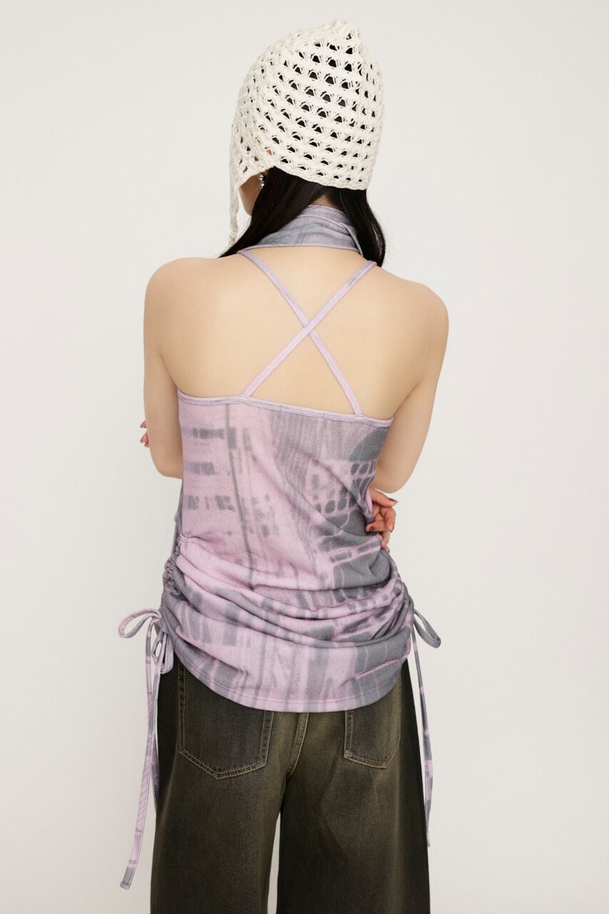 SLY「PHOTO PRINT SHIRRING ワンピース」|ワンピース|