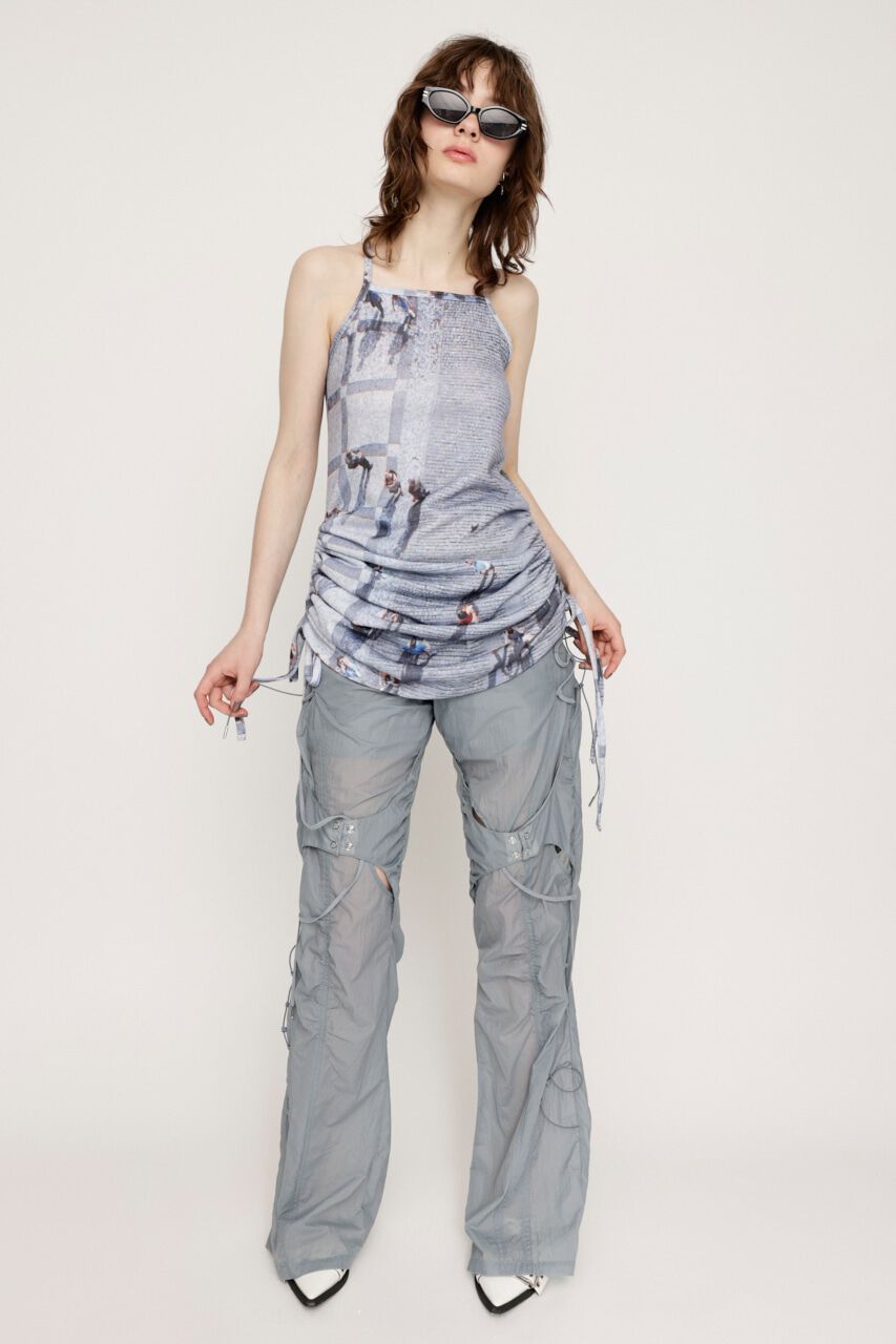 SLY「PHOTO PRINT SHIRRING ワンピース」|ワンピース|