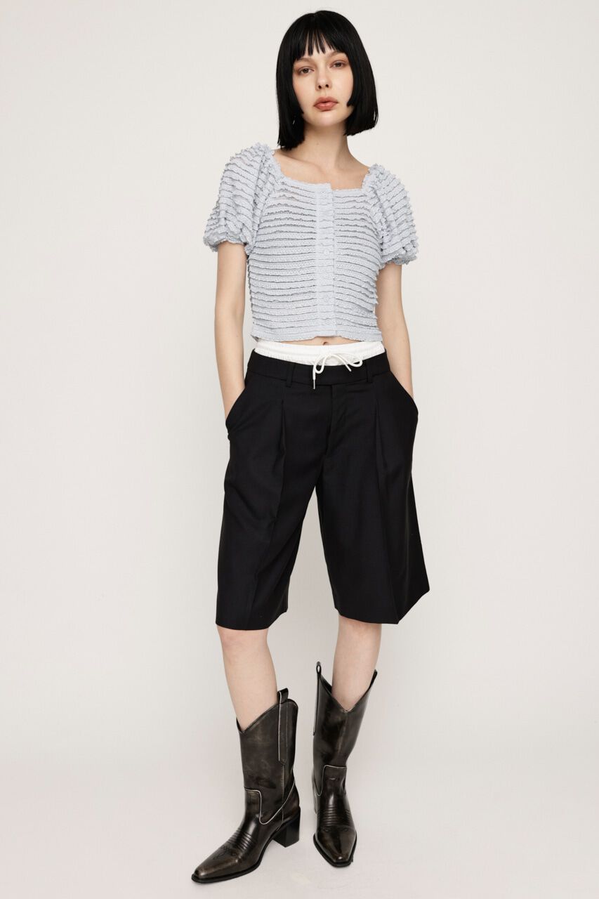 SLY「FRILL PUFF CUT トップス」|Tシャツ・カットソー|
