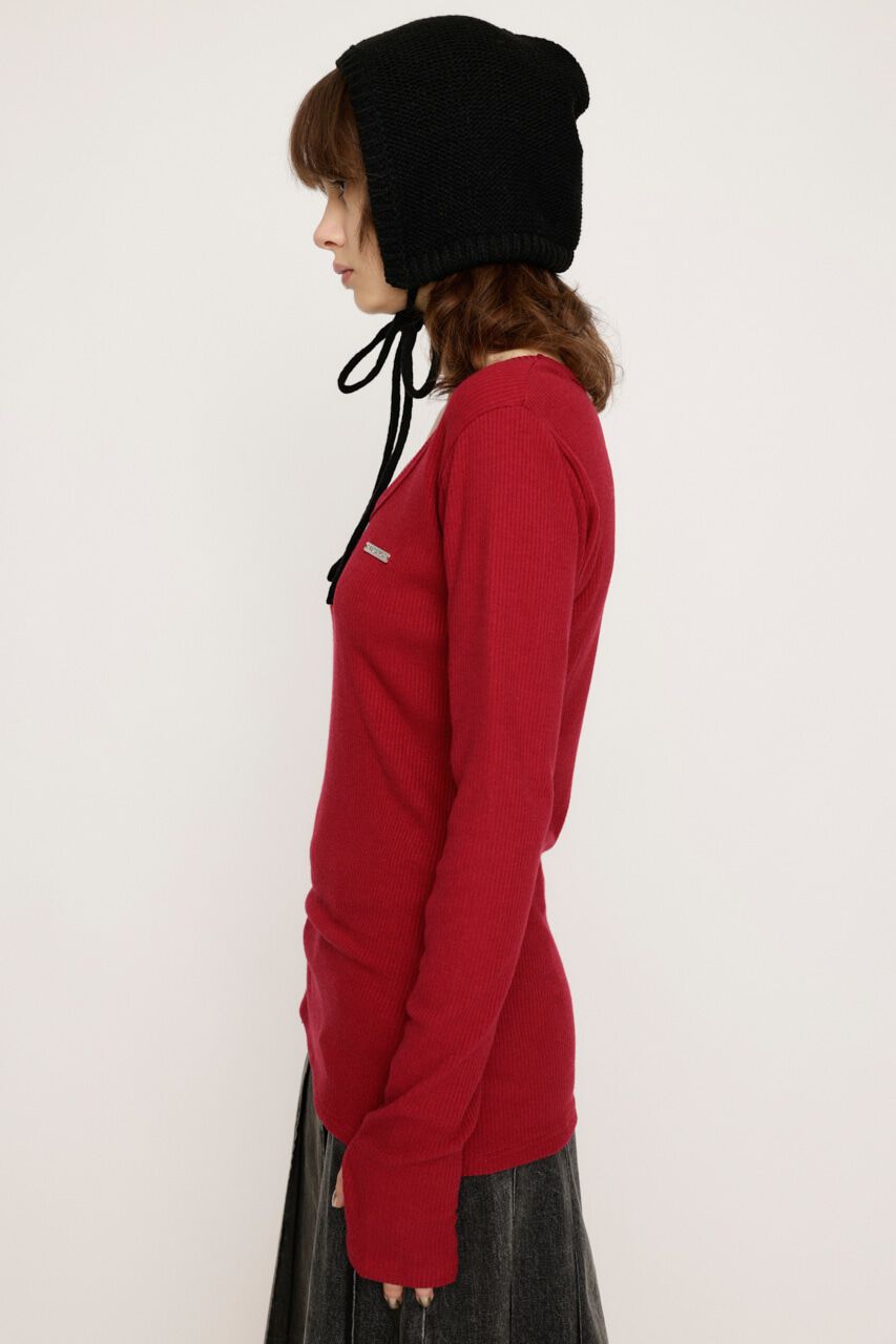 SLY「METAL PLATE BASIC トップス」|Tシャツ・カットソー|