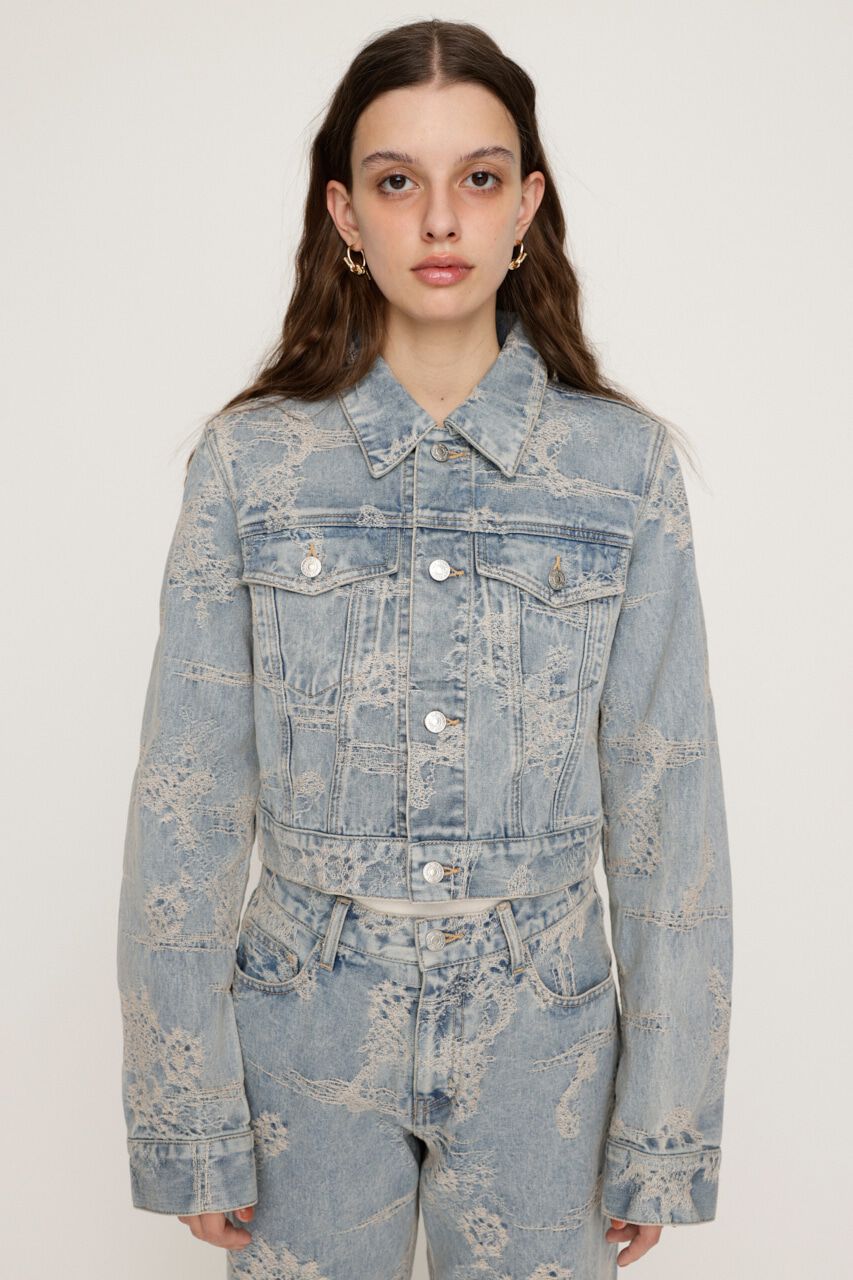 SLY「JQ DENIM SHORT ジャケット」|デニムジャケット|