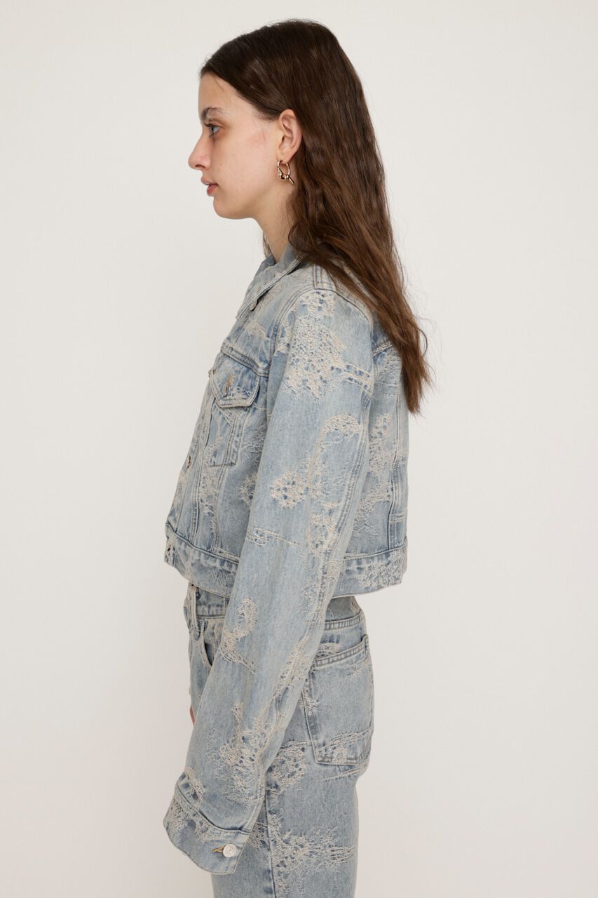 SLY「JQ DENIM SHORT ジャケット」|デニムジャケット|