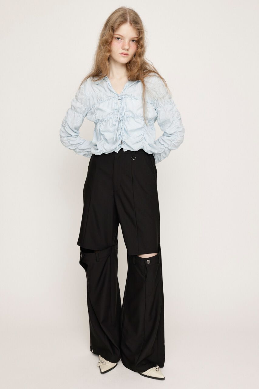SLY「CUT OUT REMAKE STRAIGHT パンツ」|その他|