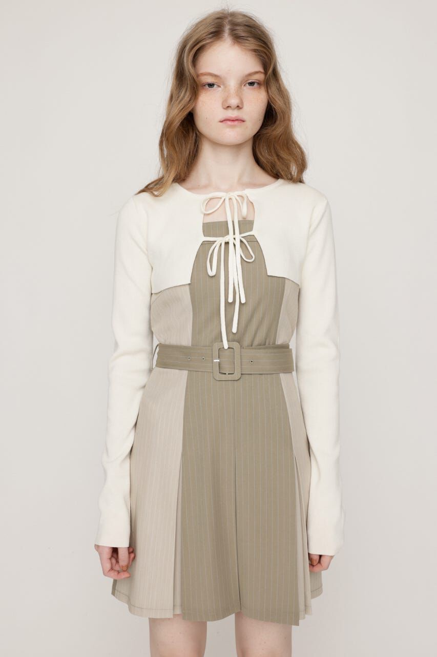 SLY「BOX PLEATS CAMI S／OP SET」|ワンピース|