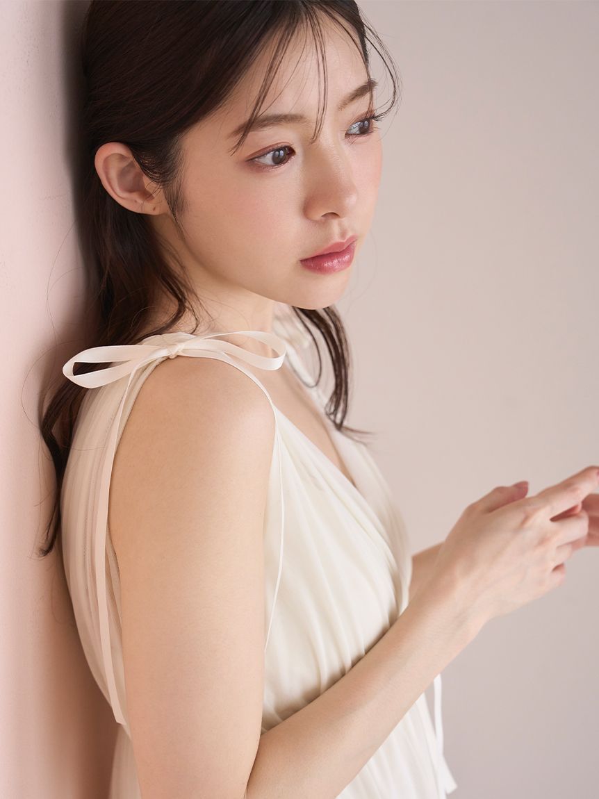 SNIDEL HOME「ナイトブラ付きチュールカットソーワンピース」|ルームウェア|