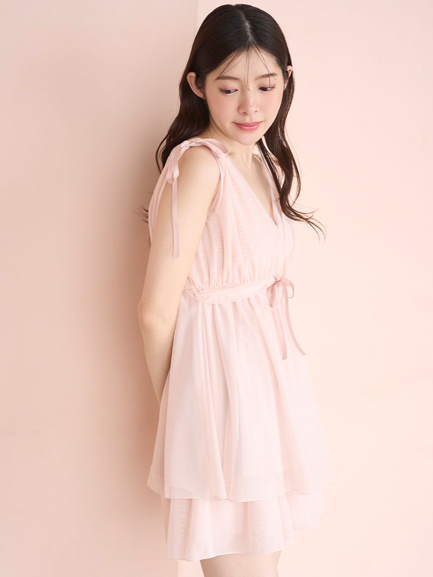 SNIDEL HOME「ナイトブラ付きチュールチュニックセットアップ」|ルームウェア|