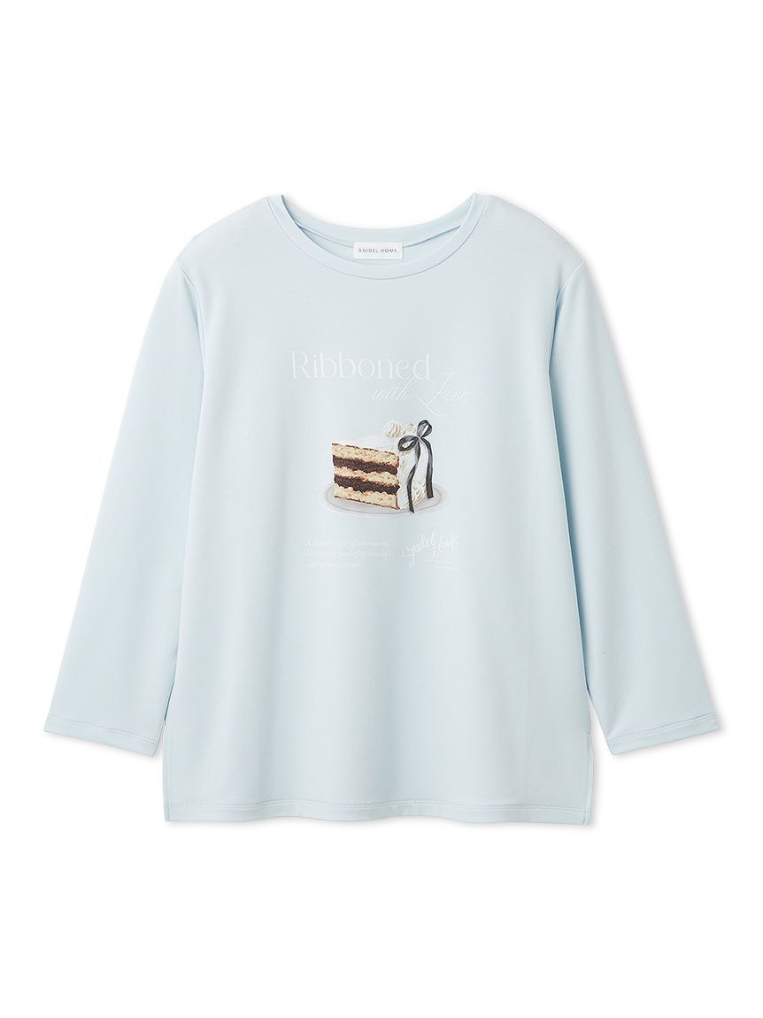 SNIDEL HOME「ケーキモチーフロングTシャツ」|ルームウェア|