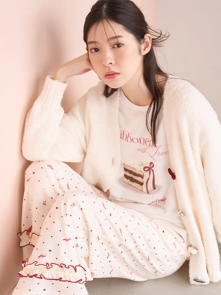 SNIDEL HOME「ケーキモチーフロングTシャツ」|ルームウェア|