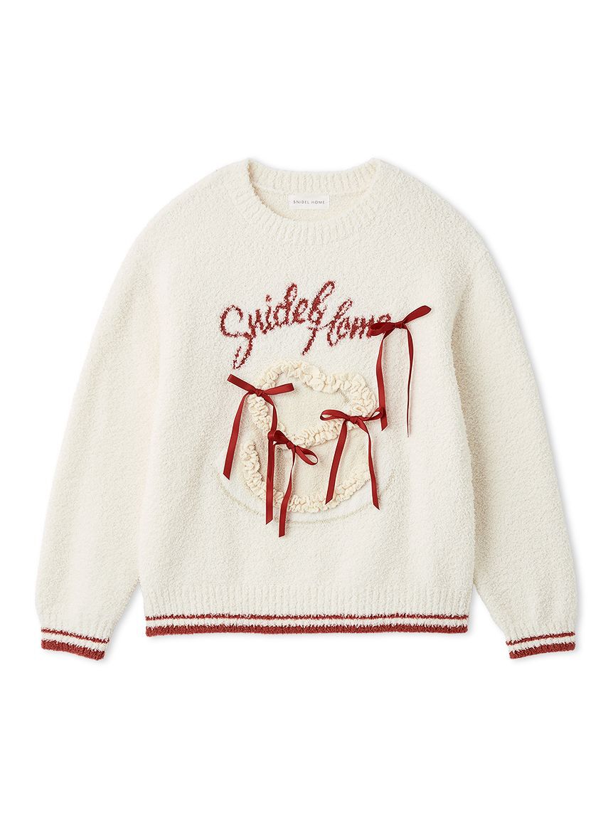 SNIDEL HOME「【Milcrea】リボンケーキジャガードニットプルオーバー」|ルームウェア|