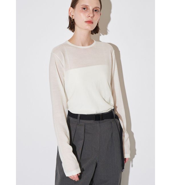 ELENDEEK「WOOL SHEER LONG-T KT」|ニット・セーター|