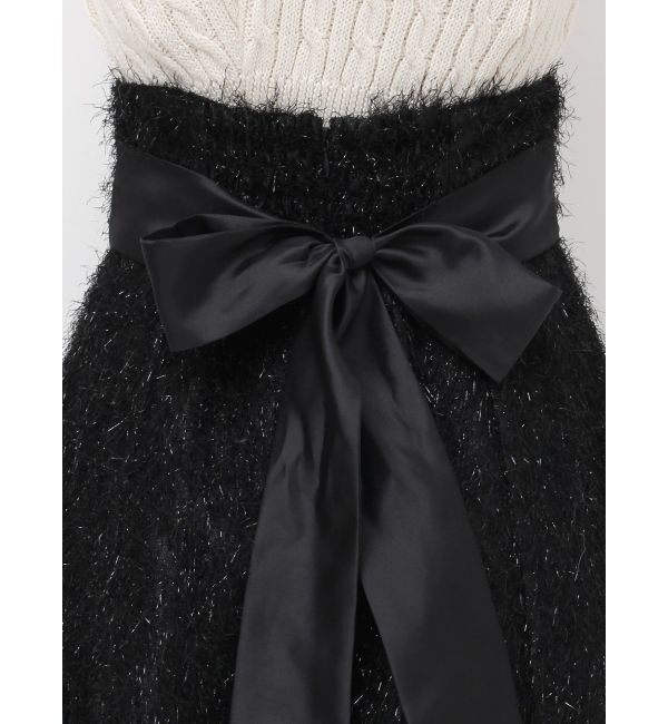 dazzlin「フサフサジャカードフレアスカート」|スカート|