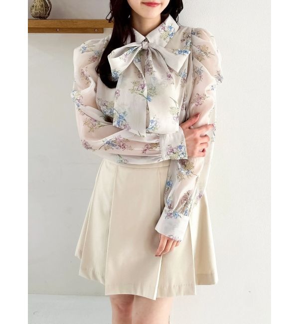 dazzlin「Vカットミニプリーツスカート」|スカート|