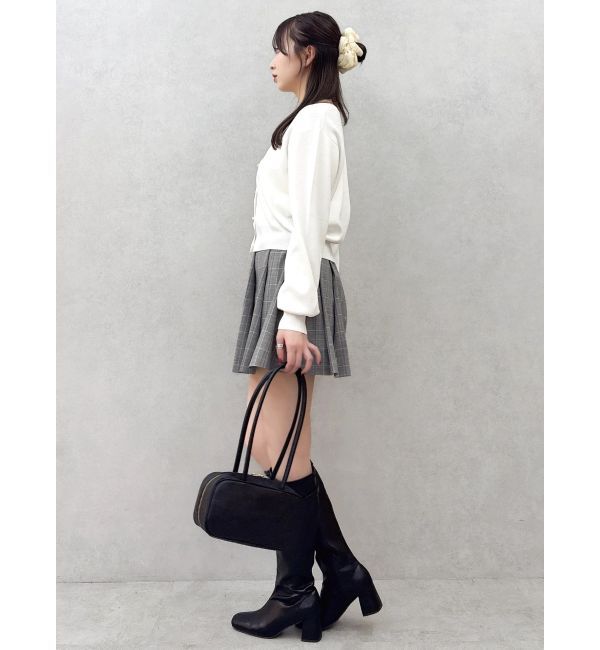 dazzlin「Vカットミニプリーツスカート」|スカート|