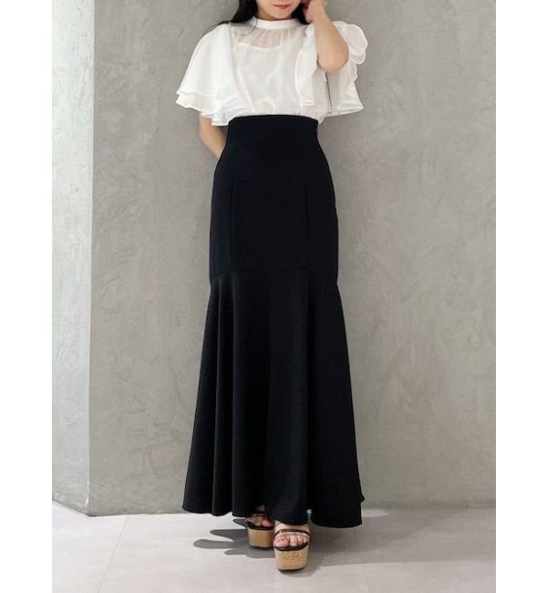 MERCURYDUO「マーメイドフレアスカート」|スカート|