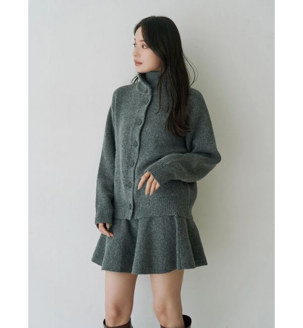 MERCURYDUO「【追加生産】メランジニットセットアップ」|ワンピース|