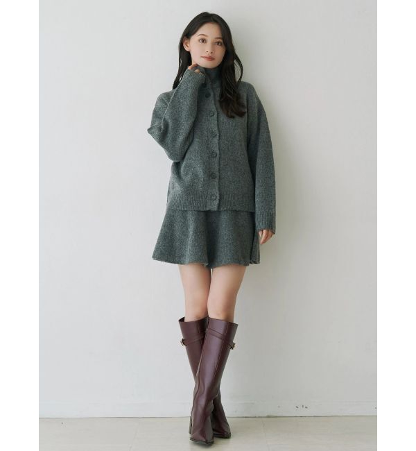 MERCURYDUO「【追加生産】メランジニットセットアップ」|ワンピース|