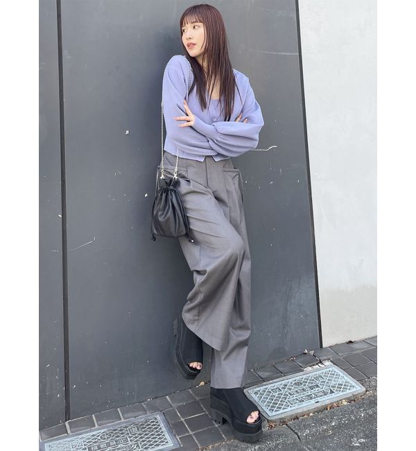 MURUA「ジャガードソックブーツ」|ショートブーツ|