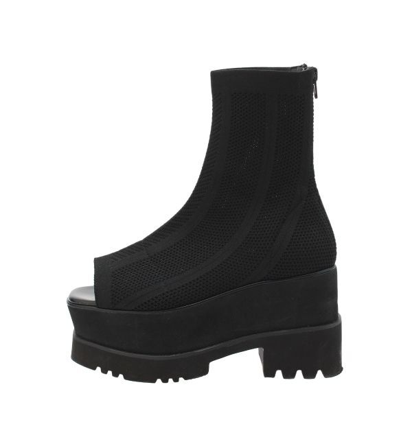 MURUA「ジャガードソックブーツ」|ショートブーツ|