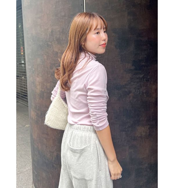 Ungrid「ハイネックシアーロングスリーブTee」|Tシャツ・カットソー|