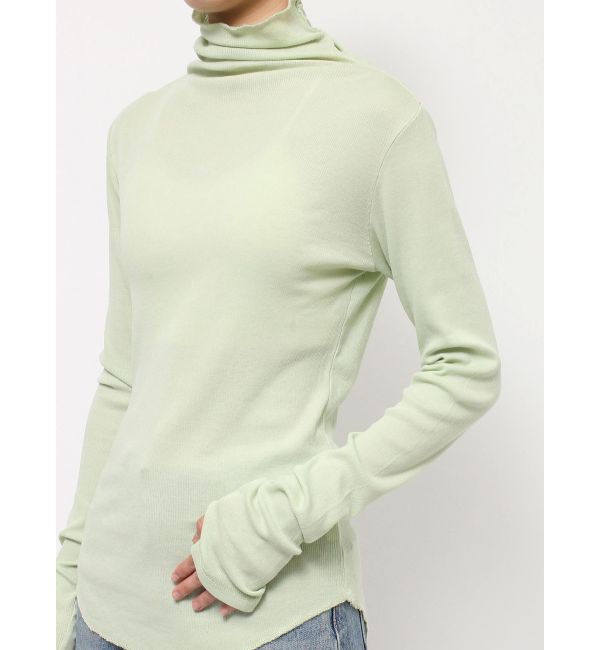 Ungrid「ハイネックシアーロングスリーブTee」|Tシャツ・カットソー|