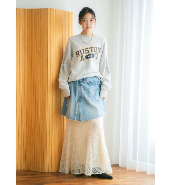 Ungrid「ルーズシルエットロゴスウェット」|スウェット・ジャージ|
