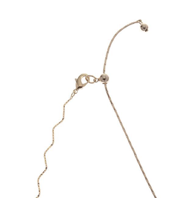 LAGUNAMOON「メタルカーブチェーンチョーカーネックレス」|ネックレス|